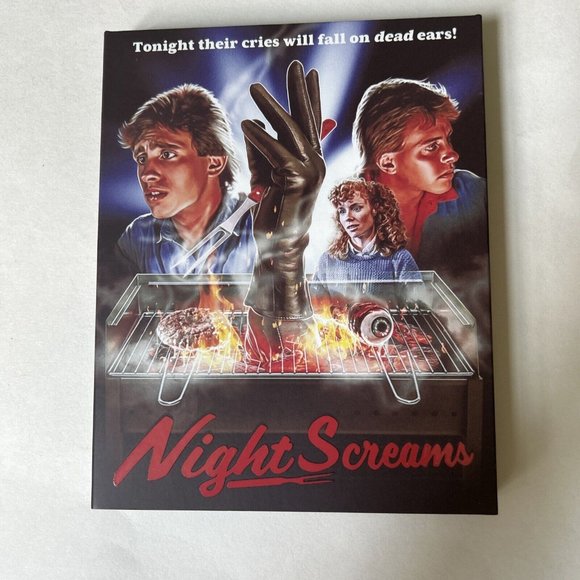 Vinegar Syndrome 4K Ultra HD Night Screams-slipcover-widescreen-xtra feature-80s - Picture 2 of 7